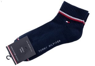 Мужские носки Tommy Hilfiger, 2 пары, темно-синие, 100001094 322 18167 цена и информация | Мужские носки, чёрные | 220.lv