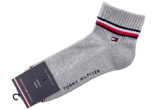 Vīriešu zeķes Tommy Hilfiger, 2 pāri, pelēkas, 100001094 085 18148 цена и информация | Мужские носки | 220.lv