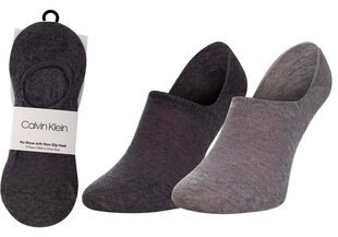 Мужские носки Calvin Klein, 2 пары, серые, 100001919 006 27862 цена и информация | Мужские носки | 220.lv