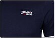 T-krekls vīriešiem Tommy Hilfiger TJM REGULAR CORP, ar logo, ar kakla izgriezumu, tumši zils, DM0DM09588 C87 27882 cena un informācija | Vīriešu T-krekli | 220.lv