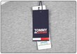 T-krekls vīriešiem Tommy Hilfiger TJM REGULAR CORP, ar logotipu, ar izgriezumu, pelēks, DM0DM09588 P01 28 032 цена и информация | Vīriešu T-krekli | 220.lv