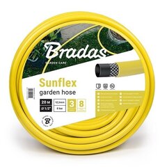 Шланг садовый SUNFLEX 5/8'-20 m, желтый цена и информация | Оборудование для полива | 220.lv