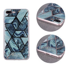 Geometric Marmur Maciņš, piemērots iPhone 12 Pro Max, zils cena un informācija | Telefonu vāciņi, maciņi | 220.lv
