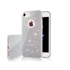 Glitter 3in1 maciņš, piemērots iPhone 12 / iPhone 12 Pro, pelēks cena un informācija | Telefonu vāciņi, maciņi | 220.lv