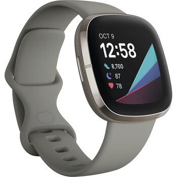Fitbit Sense, Sage/ Silver Stainless Steel цена и информация | Смарт-часы (smartwatch) | 220.lv