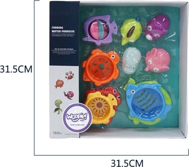 Vannas rotaļlietu komplekts bērniem cena un informācija | Rotaļlietas zīdaiņiem | 220.lv