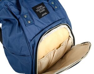 Сумка-рюкзак для мамы, синяя цена и информация | Аксессуары для колясок | 220.lv