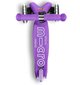 Trīsriteņu skrejritenis Micro Mini Deluxe LED Purple cena un informācija | Skrejriteņi | 220.lv