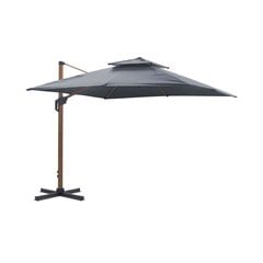 Зонт уличный Romа M, серый цена и информация | Зонты, маркизы, стойки | 220.lv