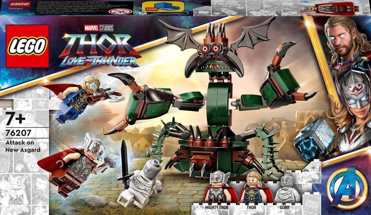 76207 LEGO® Super Heroes Marvel Атака на Новый Асгард цена | 220.lv