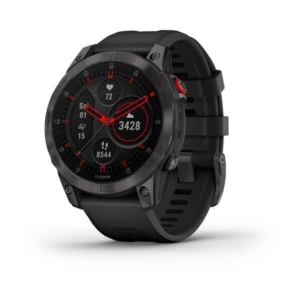 Garmin epix Gen 2 Sapphire Black Titanium/Black cena un informācija | Viedpulksteņi (smartwatch) | 220.lv