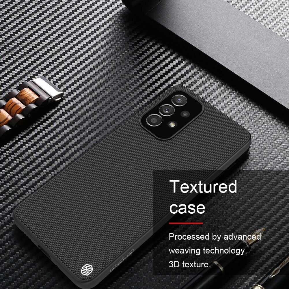 Nillkin Textured Hard Case for Samsung Galaxy A33 5G Black цена и информация | Telefonu vāciņi, maciņi | 220.lv