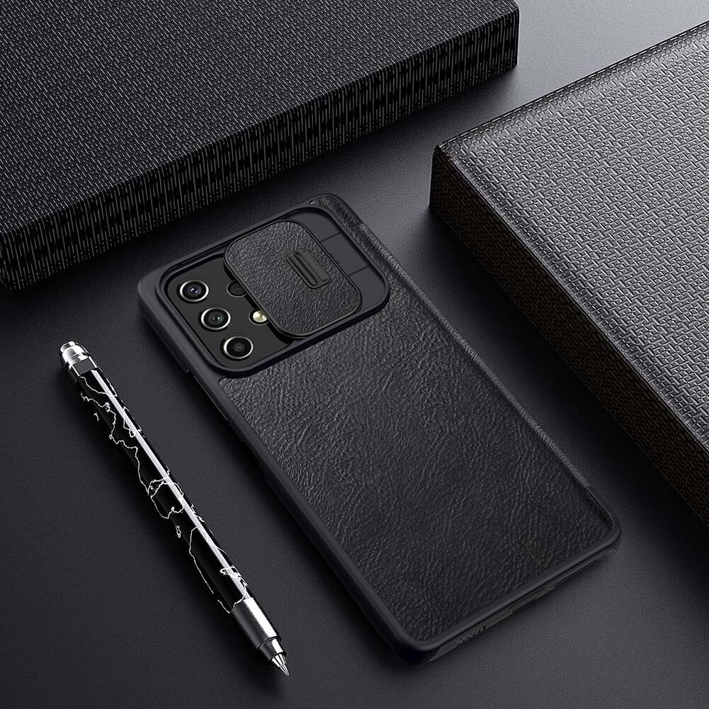 Nillkin Qin Book PRO Case for Samsung Galaxy A53 5G Black цена и информация | Telefonu vāciņi, maciņi | 220.lv