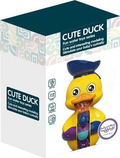 Rotaļlieta vannai "Cute Duck", Woopie cena un informācija | Rotaļlietas zīdaiņiem | 220.lv