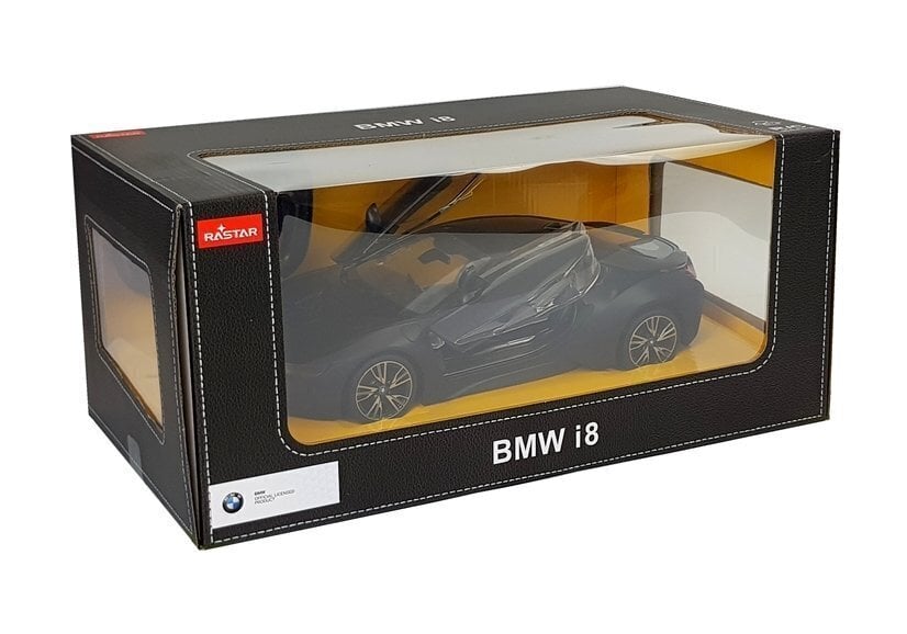 Attālināti vadāms BMW i8 1:14 - Automātiskās durvis - Rastar cena un informācija | Rotaļlietas zēniem | 220.lv