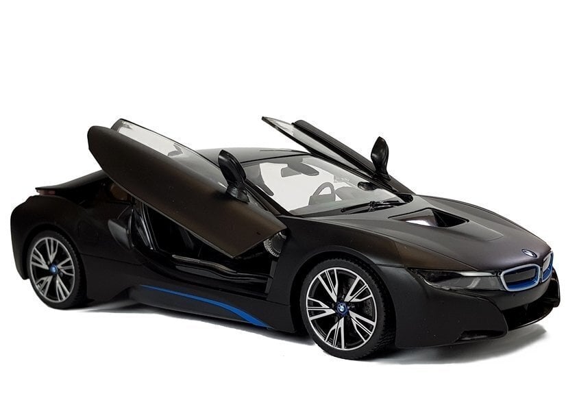 Attālināti vadāms BMW i8 1:14 - Automātiskās durvis - Rastar cena un informācija | Rotaļlietas zēniem | 220.lv