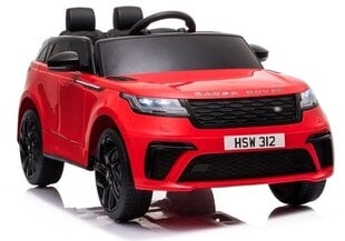 Двухместный детский электромобиль Range Rover, красный лакированный цена и информация | Электромобили для детей | 220.lv