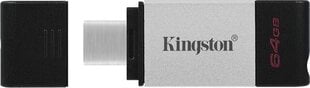 Kingston DT80/64GB cena un informācija | USB Atmiņas kartes | 220.lv