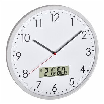 Analogais sienas pulkstenis ar digitālo termometru un higrometru TFA 60.3048 cena un informācija | Pulksteņi | 220.lv