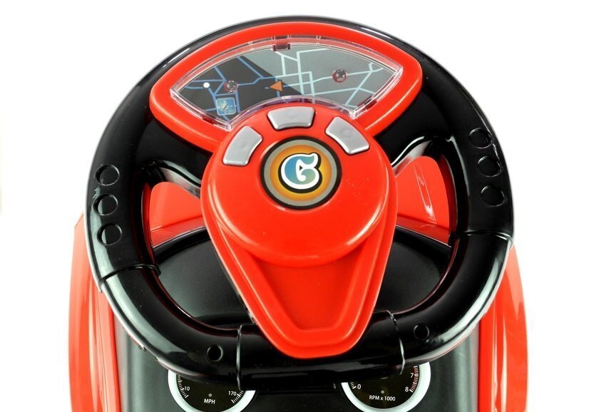 Stumjamā automašīna Toddler Ride 613W, sarkana cena un informācija | Rotaļlietas zīdaiņiem | 220.lv