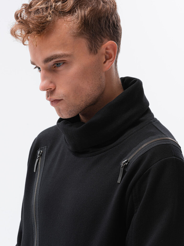 Vīriešu džemperis Stockholm B1364, melns cena un informācija | Vīriešu jakas | 220.lv