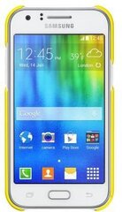 Samsung EF-PJ100BYE Original Back case for J100H Galaxy J1 Yellow cena un informācija | Telefonu vāciņi, maciņi | 220.lv