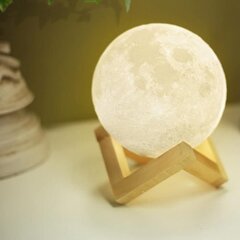 3D светящаяся луна S цена и информация | Настольные светильники | 220.lv