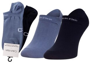 Zeķes-pēdiņas Calvin Klein, 2 pāri, zilas/tumši zilas 100001814 004 28198 cena un informācija | Sieviešu zeķes | 220.lv