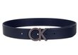 Josta vīriešiem CALVIN KLEIN 3,5 cm CK ADJ. BUCKLE BELT NAVY K50K502119 411 31116 cena un informācija | Vīriešu jostas | 220.lv