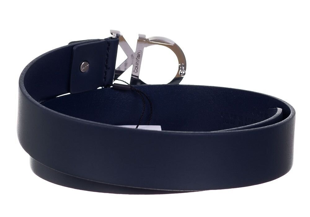 Josta vīriešiem CALVIN KLEIN 3,5 cm CK ADJ. BUCKLE BELT NAVY K50K502119 411 31116 cena un informācija | Vīriešu jostas | 220.lv