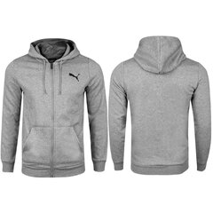 Мужская толстовка Puma ESS SMALL LOGO FZ HOODIE, серая 586702 53 38843 цена и информация | Мужские футболки | 220.lv