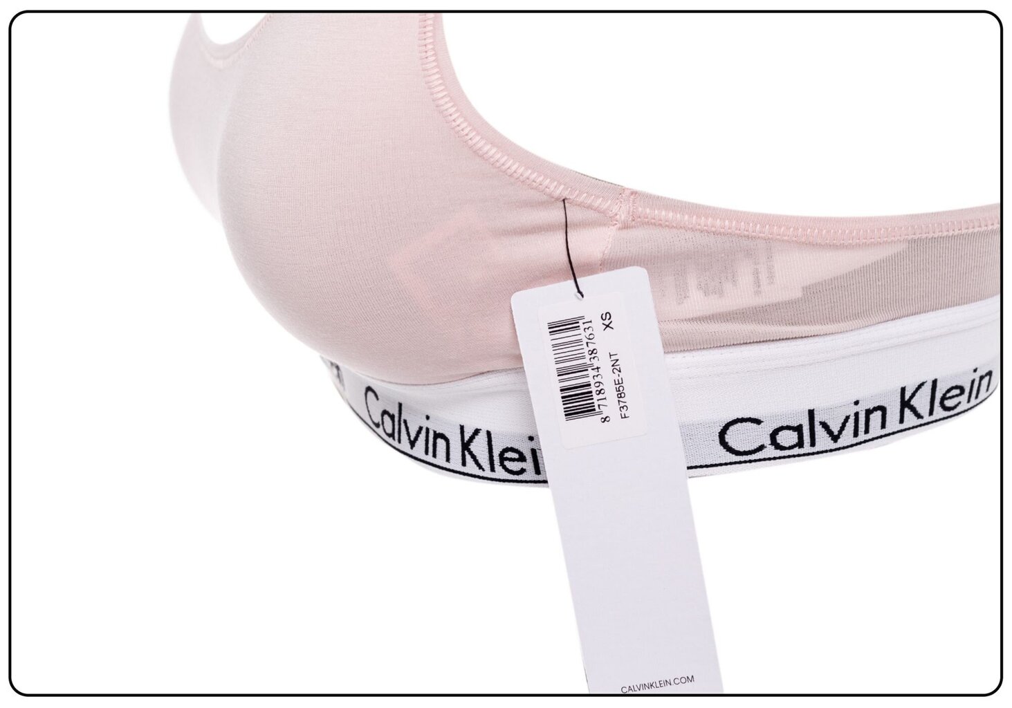 Sieviešu sporta krūšturis BRALETTE Calvin Klein, bez oderes, rozā, 0000F3785E 2NT 17546 cena un informācija | Krūšturi | 220.lv