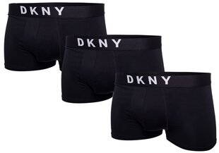 Vīriešu bokseršorti DKNY, 3 pāri, melni, 3PKA U5_6500_DKY 18280 cena un informācija | Vīriešu apakšbikses | 220.lv