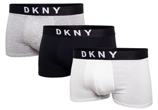 Мужские боксеры DKNY, 3 пары, черные, белые, серые, 3PKC U5_6500_DKY 18284 цена и информация | Мужские трусы | 220.lv