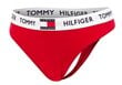 Stringbiksītes sievietēm Tommy Hilfiger THONG RED UW0UW02198 XCN 25552 cena un informācija | Sieviešu biksītes | 220.lv