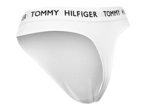 Stringbiksītes sievietēm Tommy Hilfiger THONG WHITE UW0UW02198 YCD 25555 cena un informācija | Sieviešu biksītes | 220.lv