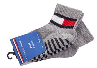 Детские носки Tommy Hilfiger, 2 пары GREY 100002319 002 25573 цена и информация | Носки, колготки для мальчиков | 220.lv