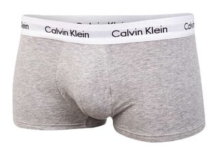 Боксеры мужские Calvin Klein LOW RISE TRUNK, 3 шт. GREY U2664G KS0 25871 цена и информация | Мужские трусы | 220.lv