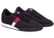 Sporta apavi vīriešiem Tommy Hilfiger LOW PROFILE MIX RUNNER RETRO, melni, EM0EM00613 BDS 28453 cena un informācija | Sporta apavi vīriešiem | 220.lv