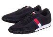 Sporta apavi vīriešiem Tommy Hilfiger LOW PROFILE MIX RUNNER RETRO, melni, EM0EM00613 BDS 28453 cena un informācija | Sporta apavi vīriešiem | 220.lv