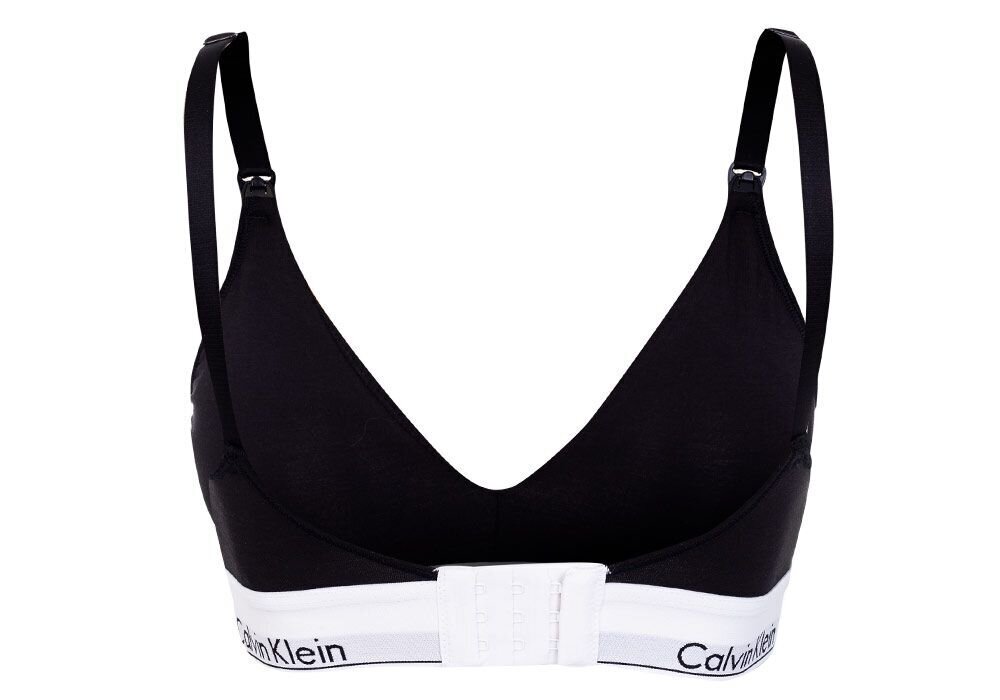 Sieviešu krūšturis grūtniecēm Calvin Klein, melns, 000QF6218E 001 27784 цена и информация | Krūšturi | 220.lv