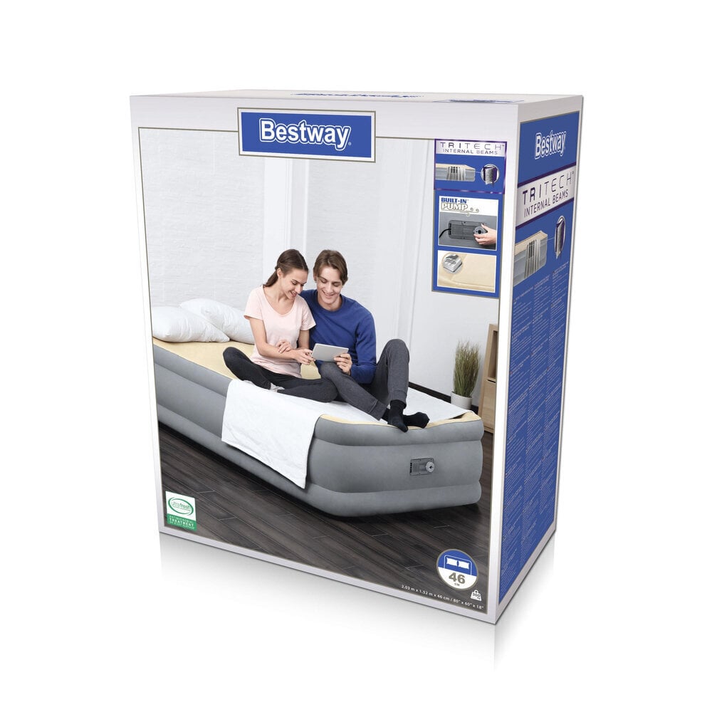 Divvietīgs piepūšamais matracis Bestway, 203x152x46 cena un informācija | Piepūšamie matrači un mēbeles | 220.lv