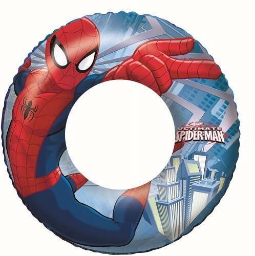 Piepūšamais peldēšanas riņķis Spider Man Bestway, 56 cm cena un informācija | Piepūšamās rotaļlietas un pludmales preces | 220.lv