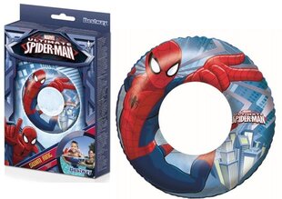 Piepūšamais peldēšanas riņķis Spider Man Bestway, 56 cm cena un informācija | Piepūšamās rotaļlietas un pludmales preces | 220.lv