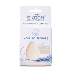 Skoon konjac sūklis pure natural 1735 цена и информация | Кисти для макияжа, спонжи | 220.lv