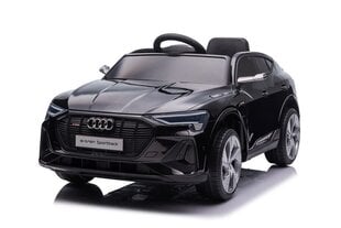 Одноместный электромобиль Audi E- Tron QLS-6688, черный цена и информация | Электромобили для детей | 220.lv