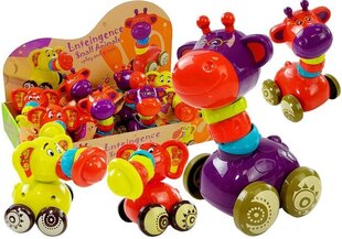 Разноцветные животные на колесах цена и информация | Игрушки для малышей | 220.lv