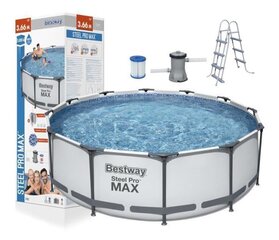 Bestway baseins Steel Pro Max 366 x 100 cm cena un informācija | Baseini | 220.lv