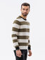 Vīriešu džemperis Ombre E189 olīvu cena un informācija | Vīriešu džemperi | 220.lv