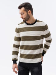 Мужской свитер Ombre E189, оливковый цена и информация | Мужские свитера | 220.lv